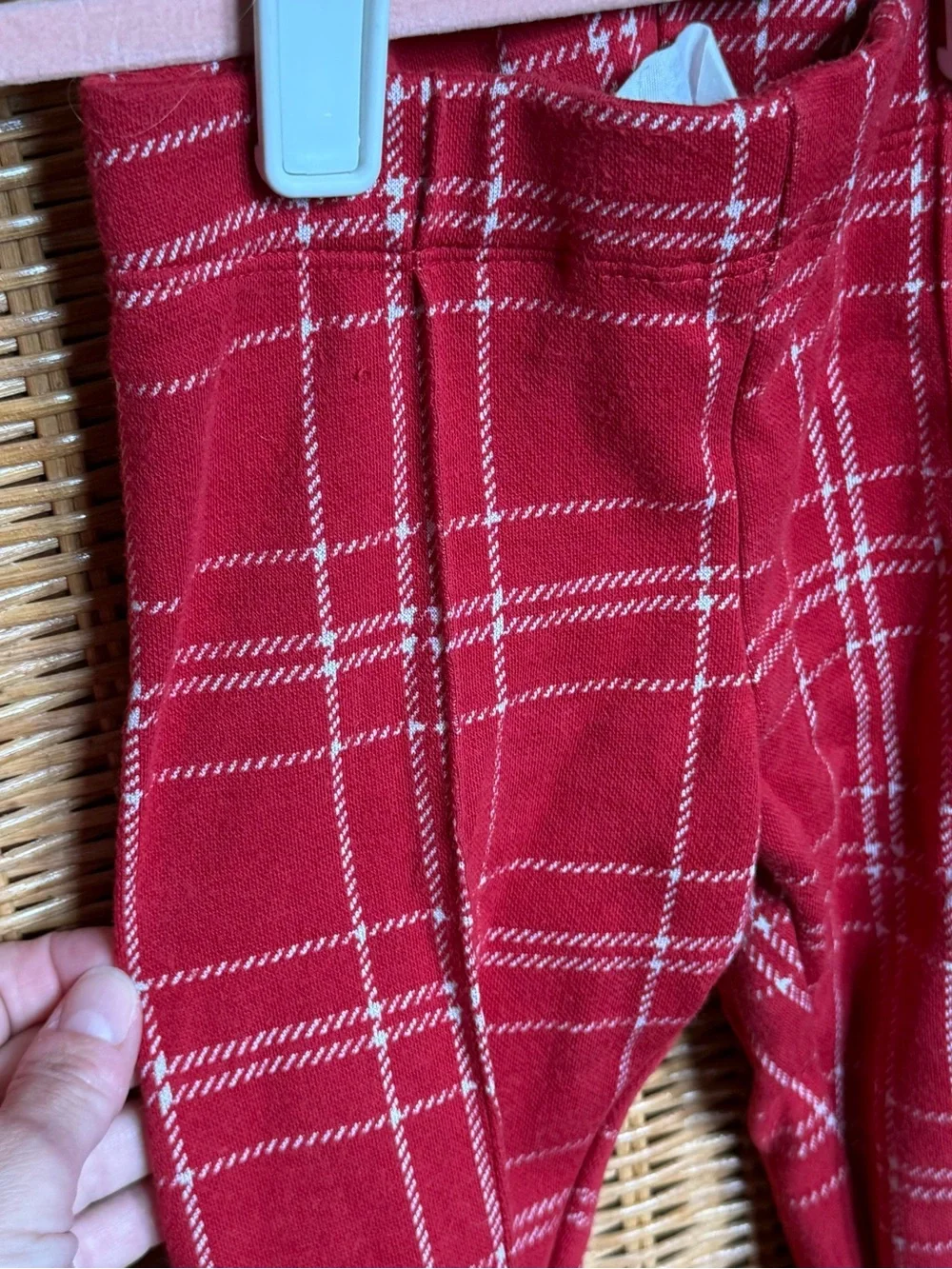 H&M Girls' Plaid red Set